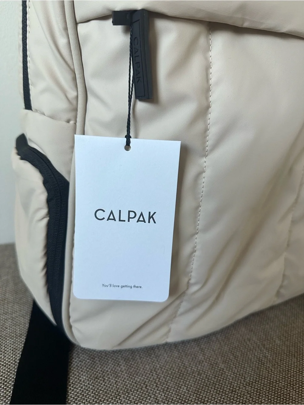 Luka 15 inch Laptop Backpack in Oatmeal Travel Bag